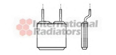 VAN WEZEL 37006197 -  Теплообменник, отопление салона